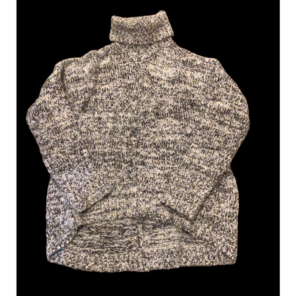 Lou & Grey For Loft Glitter-Knit Turtleneck Sweater OverSize XL